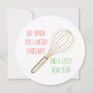 We wensen je een vrolijk kerstfeest en een smakvol kaart