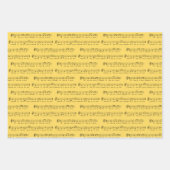 We wensen je een vrolijk kerstlied inpakpapier vel (Voorkant 3)