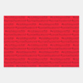 We wensen je een vrolijk kerstlied inpakpapier vel (Voorkant)