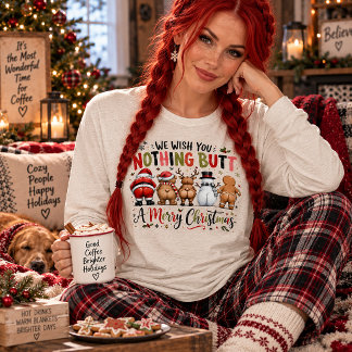 We Wensen Je Niets Anders Dan Een Prettig Kerstfee Tri-Blend Shirt
