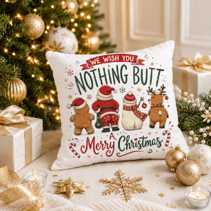 We wensen je niets anders dan een vrolijk Kerstmis Kussen