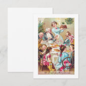 We wensen jullie allemaal een prettig kerstfeest kaart (Voorkant / Achterkant)