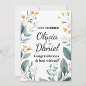 We wensen u een leven lang liefde en geluk kaart (Voorkant)