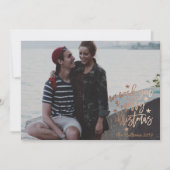 We wensen u een prettige Folie voor kerstfeest Roo Feestdagenkaart (Voorkant)