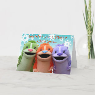 We wensen u een prettige kerst... feestdagen kaart