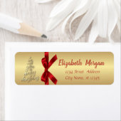 We wensen u een prettige kerst, Red Bow Etiket (Insitu)