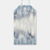 We wensen u een prettige kerstboomtak. cadeaulabel (Achterkant)