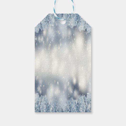 We wensen u een prettige kerstboomtak. cadeaulabel (Achterkant)