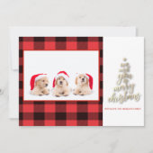 We wensen u een prettige kerstbufferfoto (Voorkant)