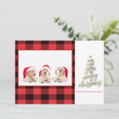 We wensen u een prettige kerstbufferfoto (Staand voorkant)