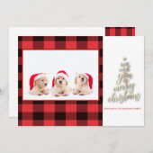 We wensen u een prettige kerstbufferfoto (Voorkant / Achterkant)