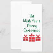 We wensen u een prettige kerstdag (Voorkant / Achterkant)