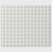 We wensen u een prettige kerstdag cadeaupapier (Vlak)