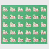 We wensen u een prettige kerstdag cadeaupapier (Vlak)