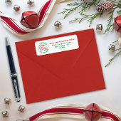 We wensen u een prettige kerstdag etiket