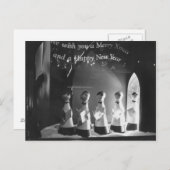 We wensen u een prettige kerstdag. feestdagenkaart (Voorkant / Achterkant)