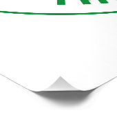 We wensen u een prettige kerstdag perfect poster (Hoek)