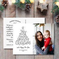 We wensen u een prettige kerstfoto.