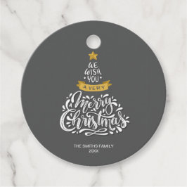 We wensen u een prettige kersttekst toe bedankjes labels