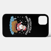We Wensen U Prettig Kerstmis Visser Vissen Case-Mate iPhone Case (Achterkant (horizontaal))