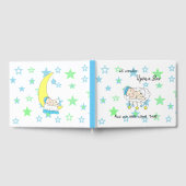 We wensten een Star Boy's Baby shower blauw Gastenboek (Volledig)