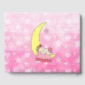 We wensten het Baby shower van een sterrenmeisje Gastenboek (Achterkant)