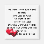 We werden gegeven magneet (Voorkant)