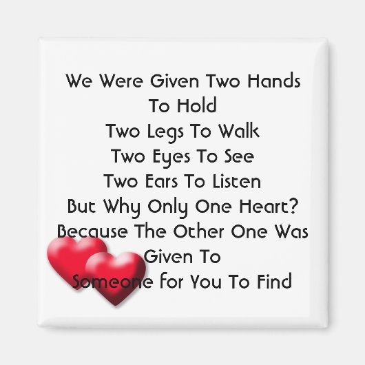 We werden gegeven magneet (Voorkant)