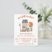 We werden verliefd op de aankondiging van het huis briefkaart (Staand voorkant)