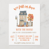 We werden verliefd op de aankondiging van het huis briefkaart (Voorkant)