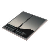 We Were Here een tekst grote keramische tegel Tegeltje (Zijkant)