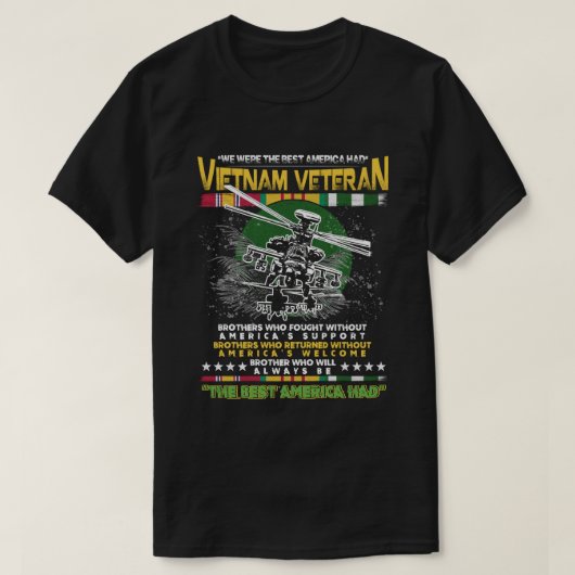 We Were The Best America Vietnam Veteran T-shirt (Design voorkant)