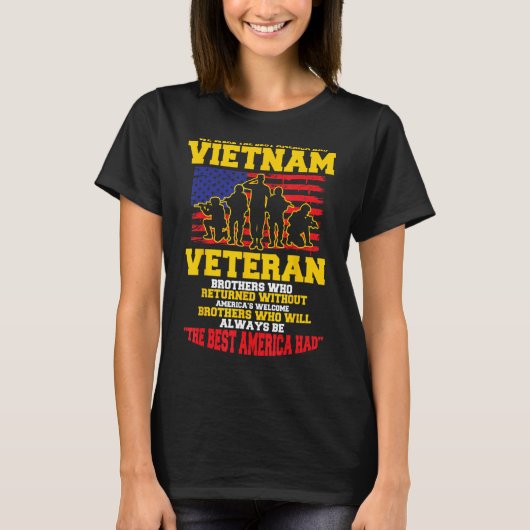 We Were The Best America Vietnam Veteran T-shirt (Voorkant)