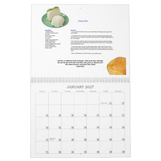 We werken voor de kaaskalender kalender (Jan 2027)