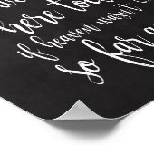 We weten dat je hier vandaag zou zijn 8x10 herdenk poster (Hoek)