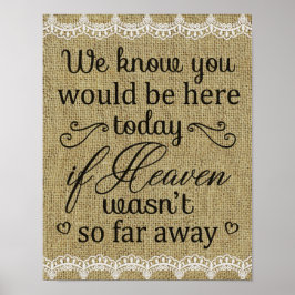 We weten dat je hier zou zijn... het Poster van he