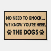 We weten niet dat je hier bent. deurmat (Voorkant)