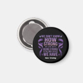We weten niet hoe sterk huiselijk geweld is magneet (Voorkant / Achterkant)