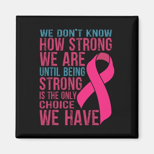 We weten niet hoe sterk we zijn magneet (Voorkant)