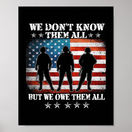 We weten ze niet allemaal, maar we laten ze los. poster (Voorkant)