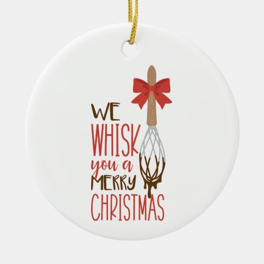 We Whisk Keramisch Ornament (Voorkant)