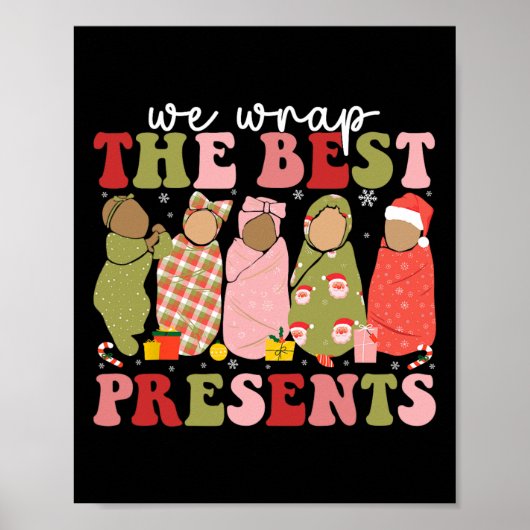 We wikkelen de beste Cadeaus moeder ba Poster (Voorkant)