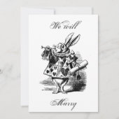 We will marry – Announcement to the wedding Kaart (Voorkant)