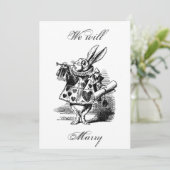 We will marry – Announcement to the wedding Kaart (Staand voorkant)