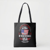 We Will Never Forget National Day of Remembrance Tote Bag (Voorkant)