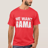 We willen Bama T-shirt (Voorkant)