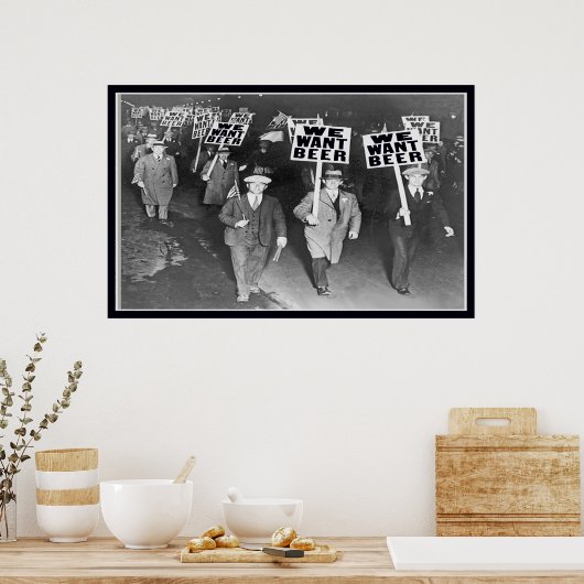 WE WILLEN BEER! POSTER (Keuken)