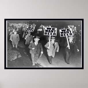 WE WILLEN BEER! POSTER