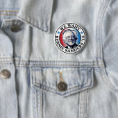 We willen Bernie Sanders 2016 Ronde Button 5,7 Cm (In situ)