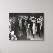 We willen bier! Protest tegen het verbod, 1931.  Canvas Afdruk (Voorkant)